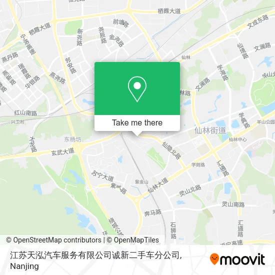 江苏天泓汽车服务有限公司诚新二手车分公司 map