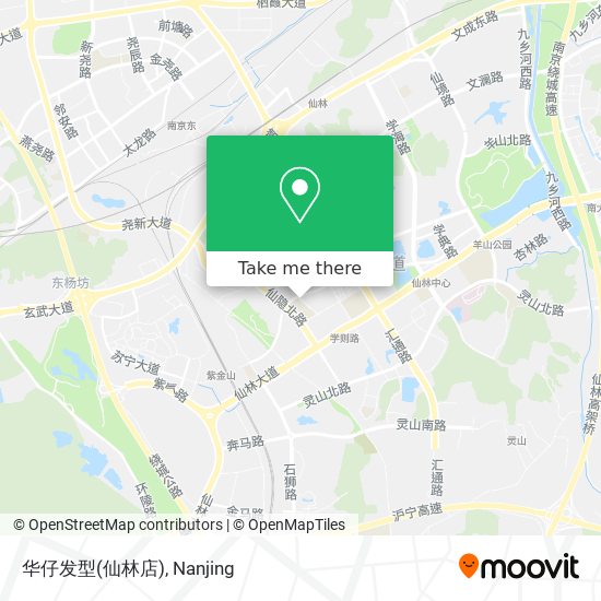 华仔发型(仙林店) map