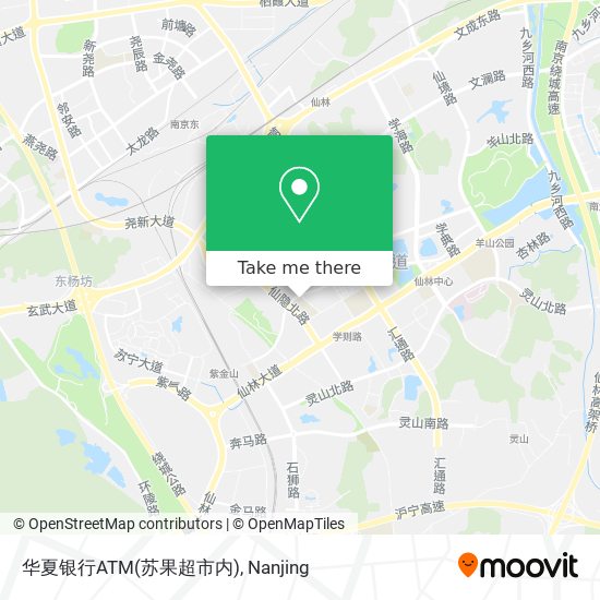 华夏银行ATM(苏果超市内) map