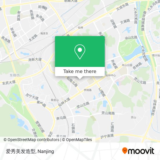 爱秀美发造型 map