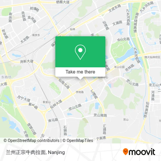 兰州正宗牛肉拉面 map