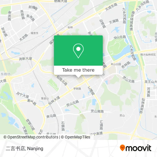 二言书店 map