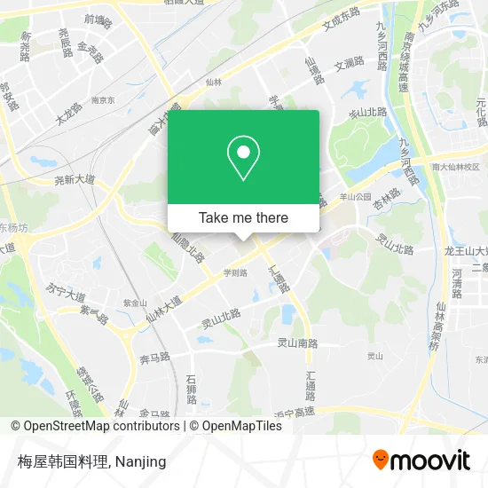 梅屋韩国料理 map