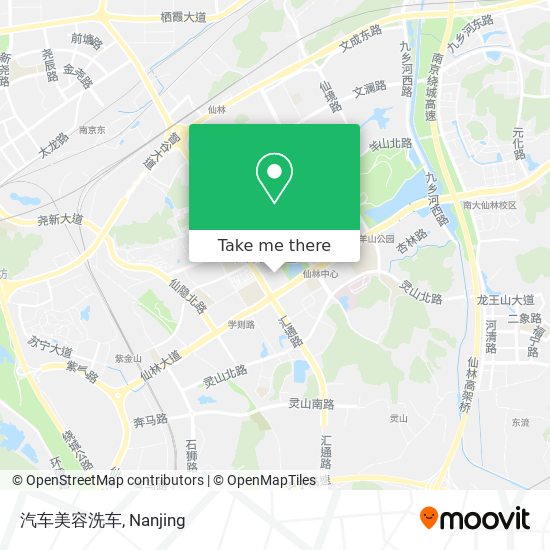 汽车美容洗车 map