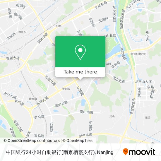 中国银行24小时自助银行(南京栖霞支行) map