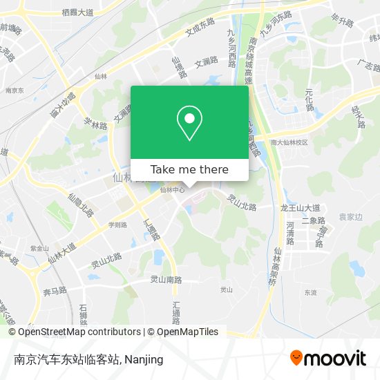 南京汽车东站临客站 map