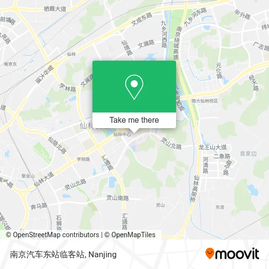 南京汽车东站临客站 map