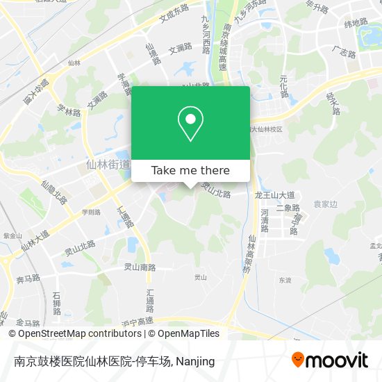 南京鼓楼医院仙林医院-停车场 map