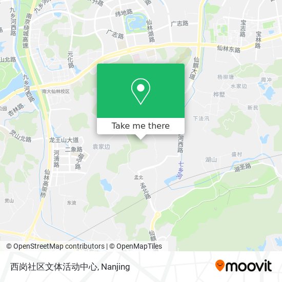 西岗社区文体活动中心 map