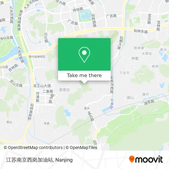 江苏南京西岗加油站 map