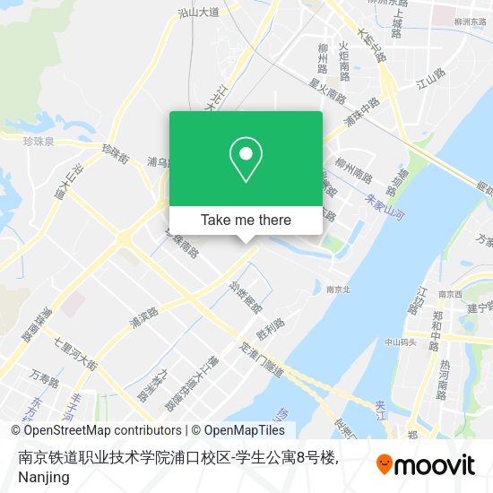 南京铁道职业技术学院浦口校区-学生公寓8号楼 map