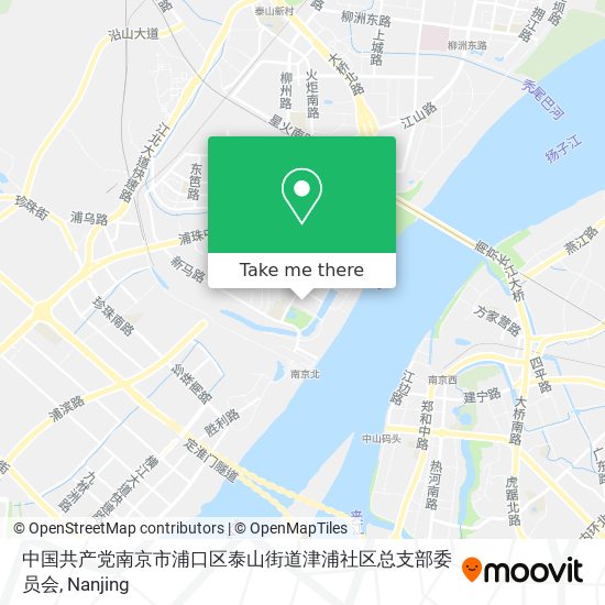 中国共产党南京市浦口区泰山街道津浦社区总支部委员会 map