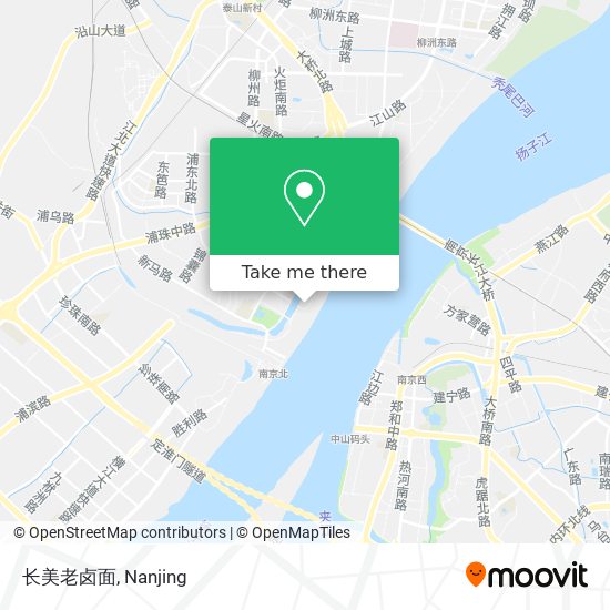 长美老卤面 map