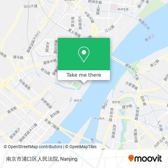 南京市浦口区人民法院 map