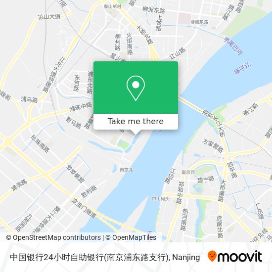 中国银行24小时自助银行(南京浦东路支行) map