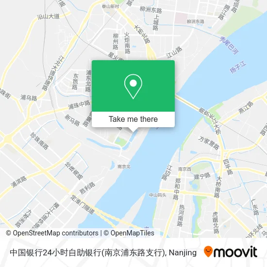 中国银行24小时自助银行(南京浦东路支行) map