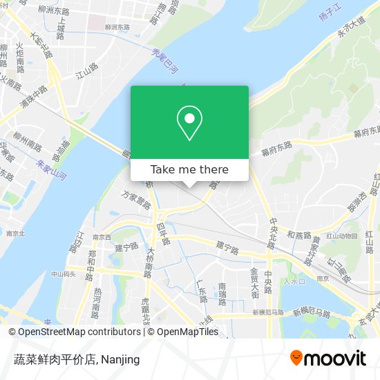 蔬菜鲜肉平价店 map