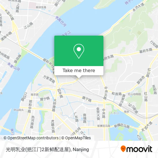 光明乳业(挹江门2新鲜配送屋) map