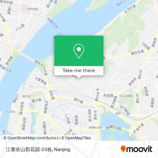 江雁依山郡花园-33栋 map