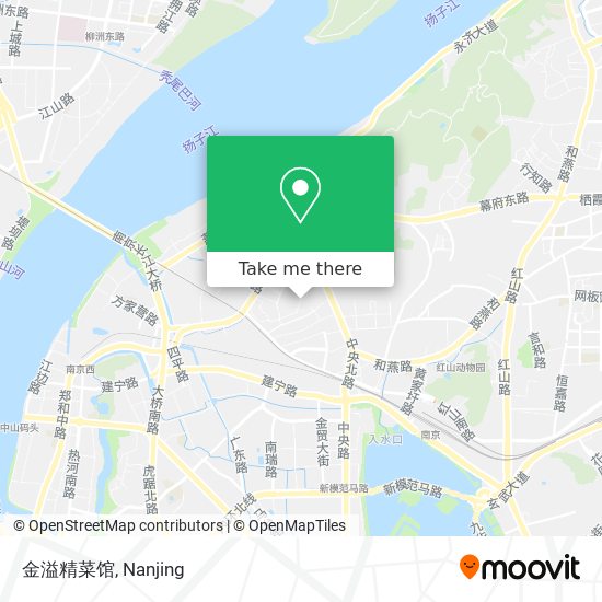 金溢精菜馆 map