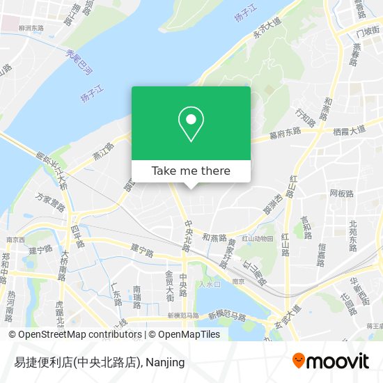 易捷便利店(中央北路店) map
