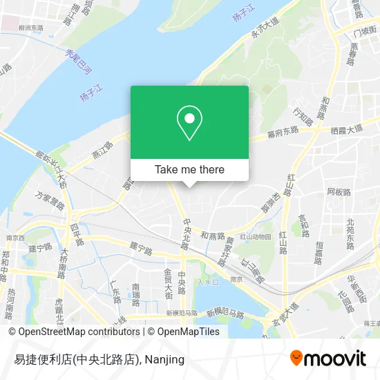 易捷便利店(中央北路店) map