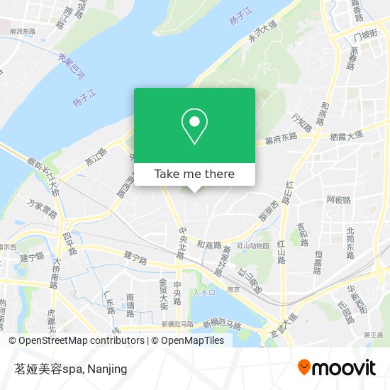 茗娅美容spa map