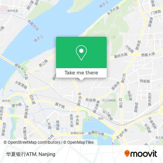 华夏银行ATM map
