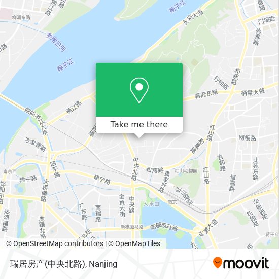 瑞居房产(中央北路) map