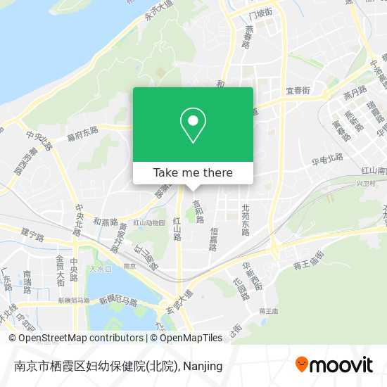 南京市栖霞区妇幼保健院(北院) map