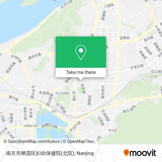 南京市栖霞区妇幼保健院(北院) map