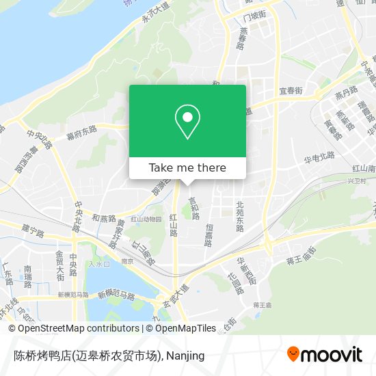 陈桥烤鸭店(迈皋桥农贸市场) map