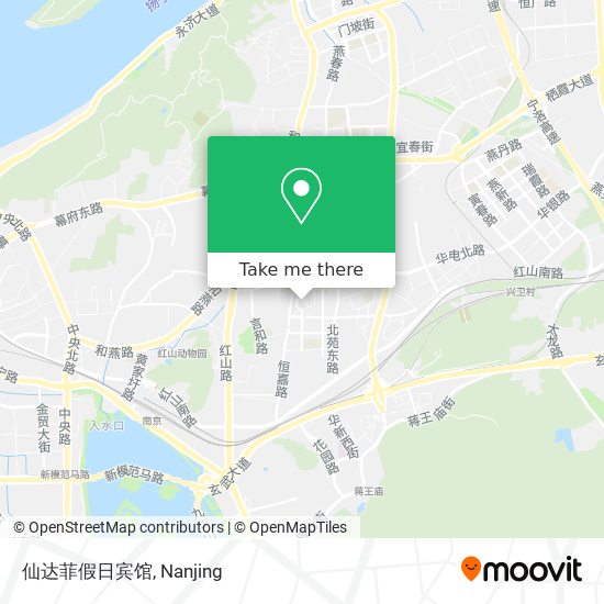 仙达菲假日宾馆 map