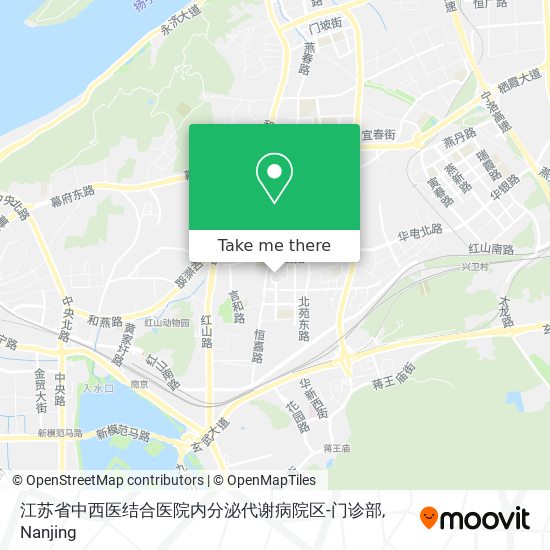 江苏省中西医结合医院内分泌代谢病院区-门诊部 map