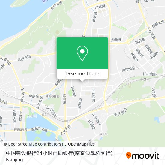 中国建设银行24小时自助银行(南京迈皋桥支行) map