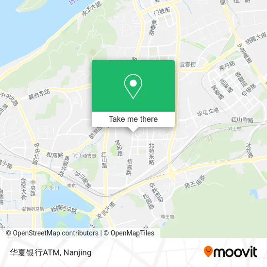 华夏银行ATM map