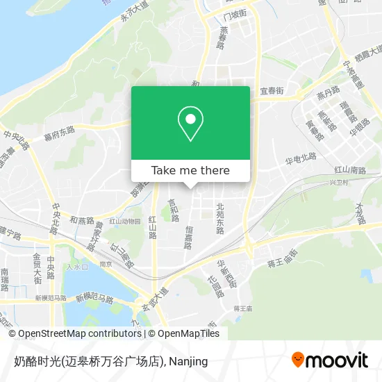 奶酪时光(迈皋桥万谷广场店) map
