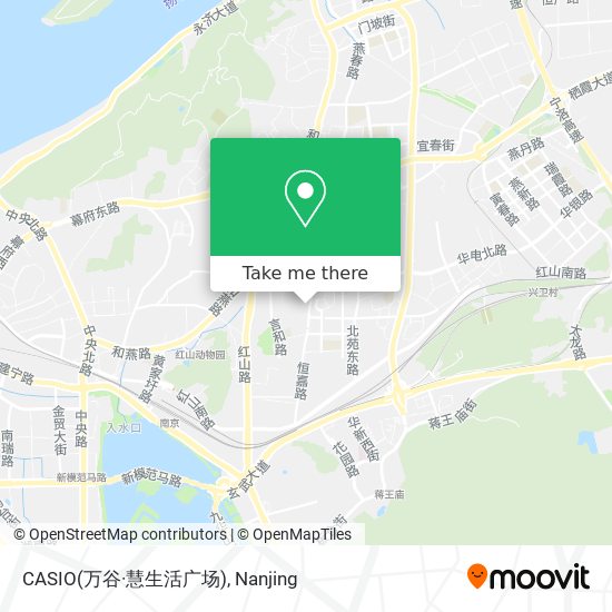 CASIO(万谷·慧生活广场) map