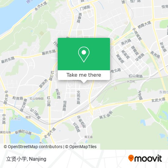 立贤小学 map