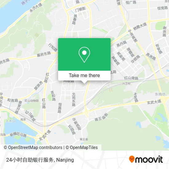 24小时自助银行服务 map