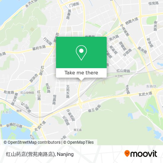 红山药店(营苑南路店) map