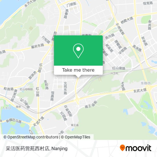 采活医药营苑西村店 map