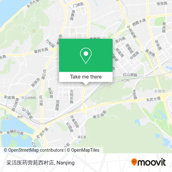 采活医药营苑西村店 map