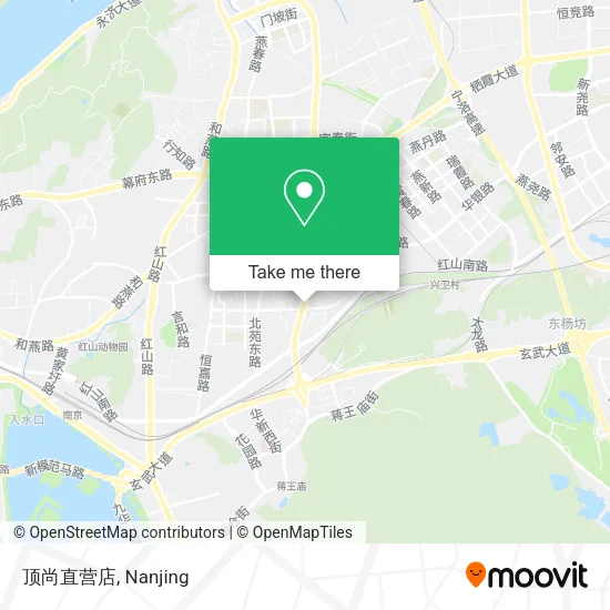 顶尚直营店 map