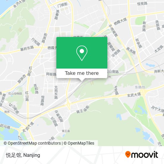悦足馆 map