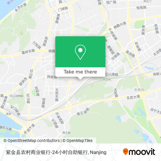 紫金县农村商业银行-24小时自助银行 map