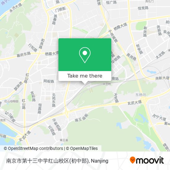 南京市第十三中学红山校区(初中部) map