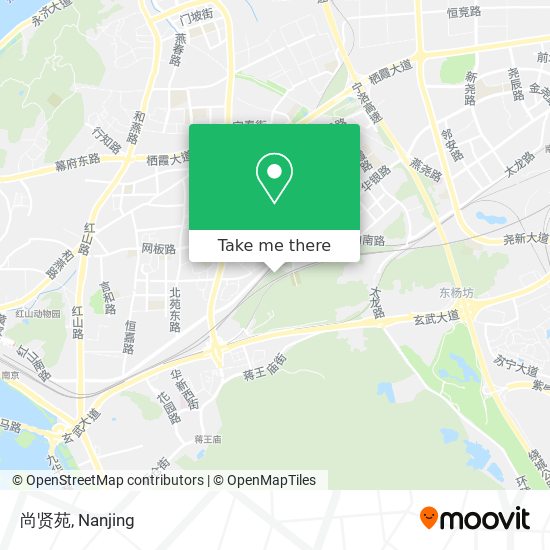 尚贤苑 map