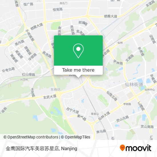 金鹰国际汽车美容苏星店 map