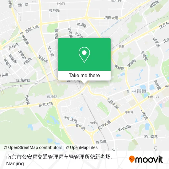 南京市公安局交通管理局车辆管理所尧新考场 map